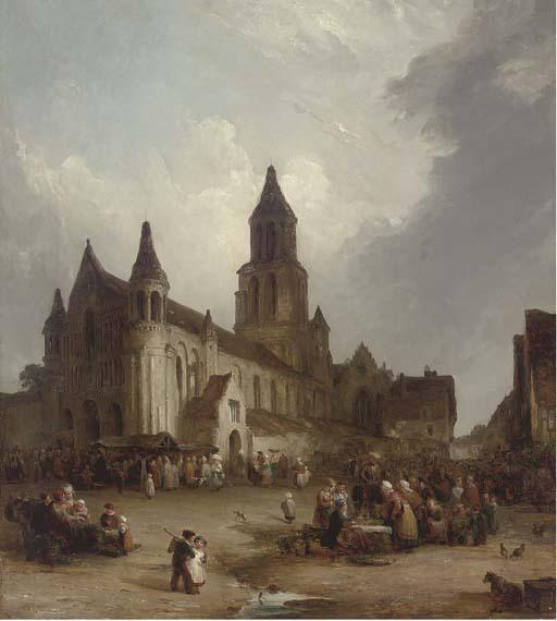 George Jones, R.A. - Notre Dame, Poitiers