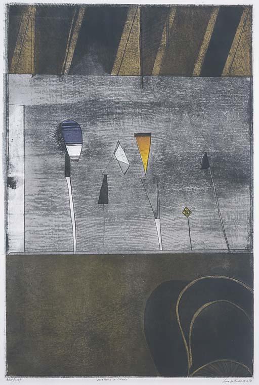 George Joseph Victor Baldessin - Emblems and Chair