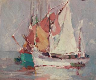 George Kennedy Brandriff - French Tuna Boats I and II (a pair)