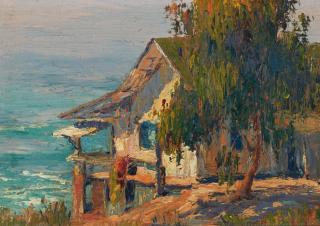 George Kennedy Brandriff - Sunday Morning (Laguna Bungalow); Creek Landscape (double-sided)