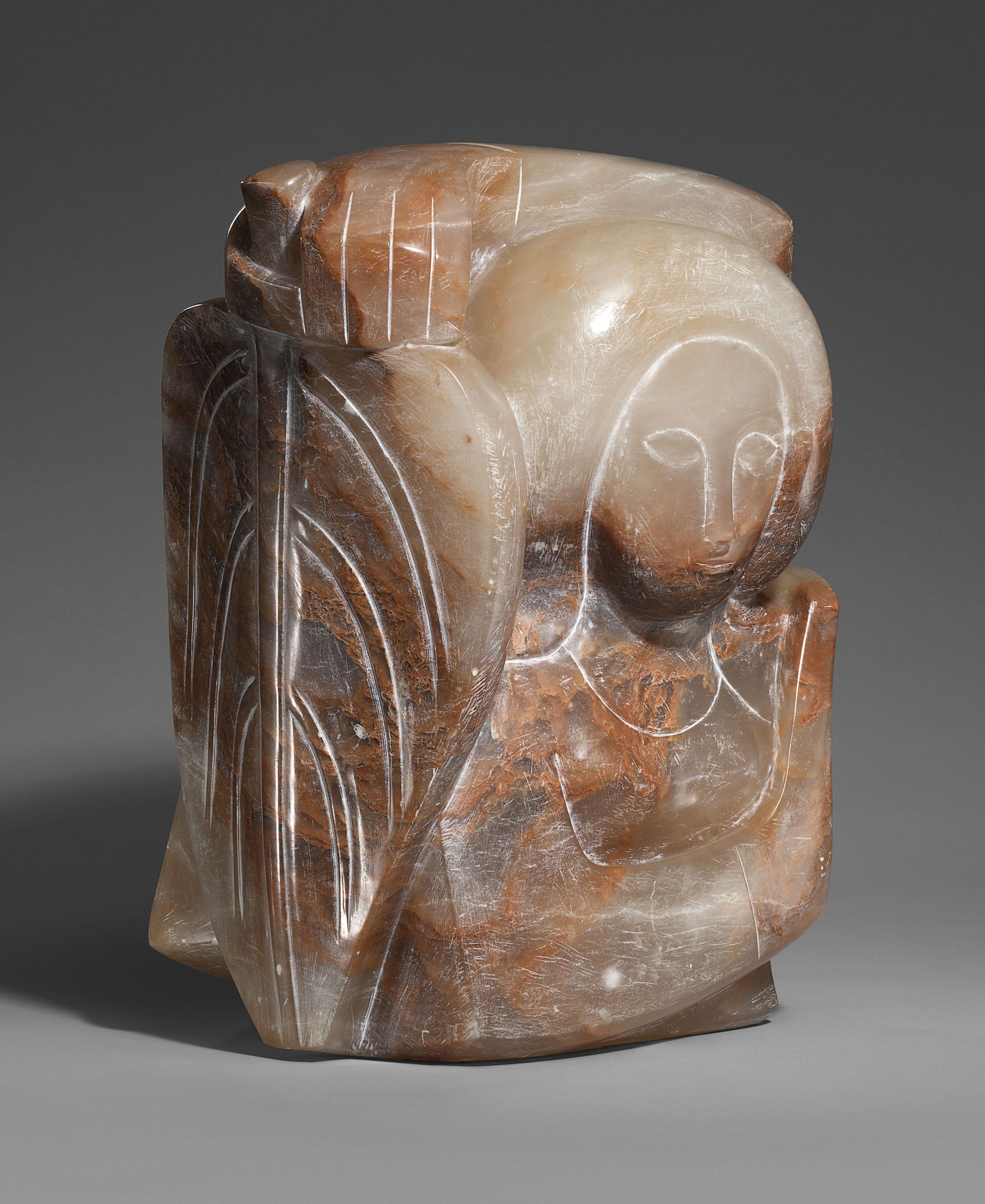 George Kennethson - Girl with a leaf