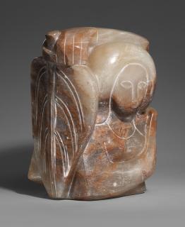 George Kennethson - Girl with a leaf