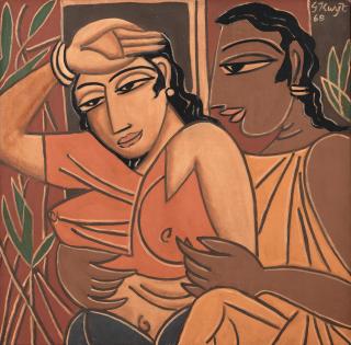 George Keyt - Lovers