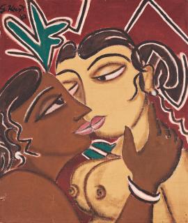 George Keyt - Lovers