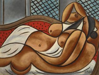 George Keyt - Lovers