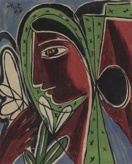 George Keyt - Untitled (Girl)