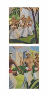 George Keyt - Untitled (Musicians)