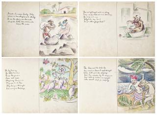 George Keyt - Untitled (Reasonable Rhymes)