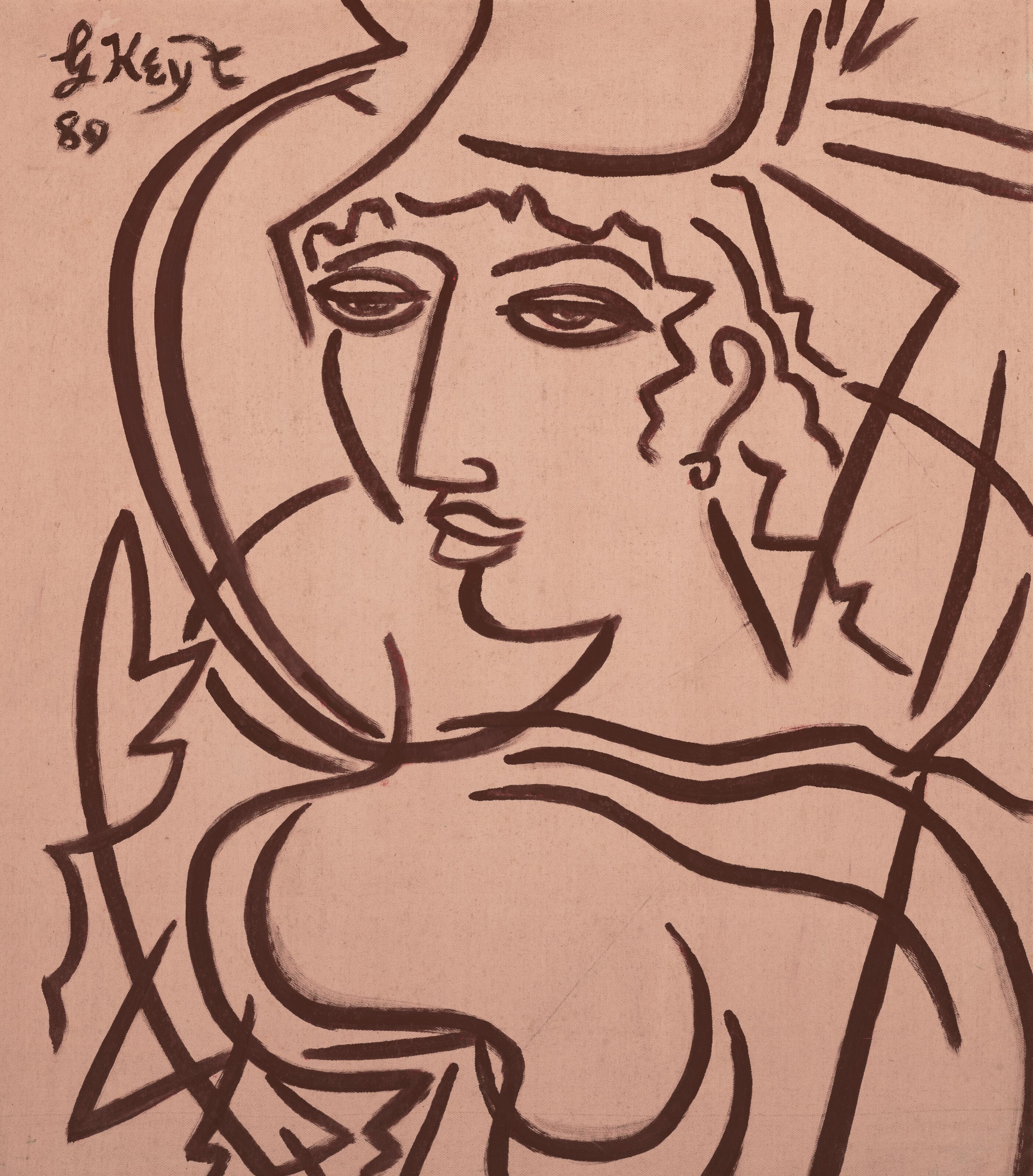 George Keyt - Untitled (Woman)