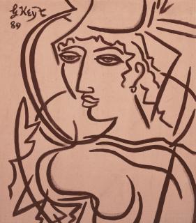 George Keyt - Untitled (Woman)