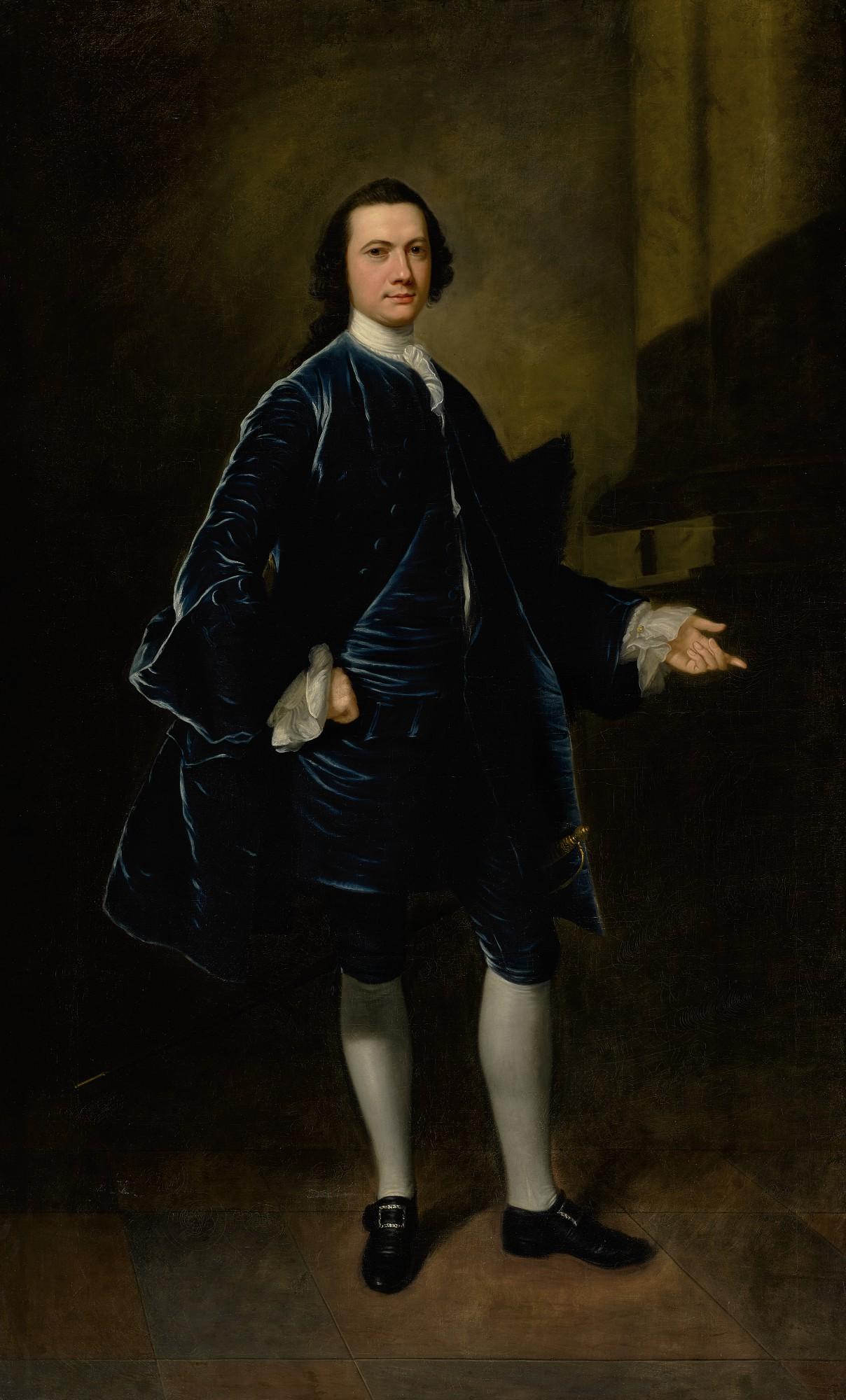 George Knapton - Portrait Of George Pigot, 1St Baron Pigot (1719 - 1777), Governor Of Madras