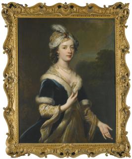 George Knapton - Portrait Of Lady Elizabeth Howard (1701-1739), Eldest Daughter Of Charles Howard, 3Rd Earl Of Carlisle, In Turkish Costume