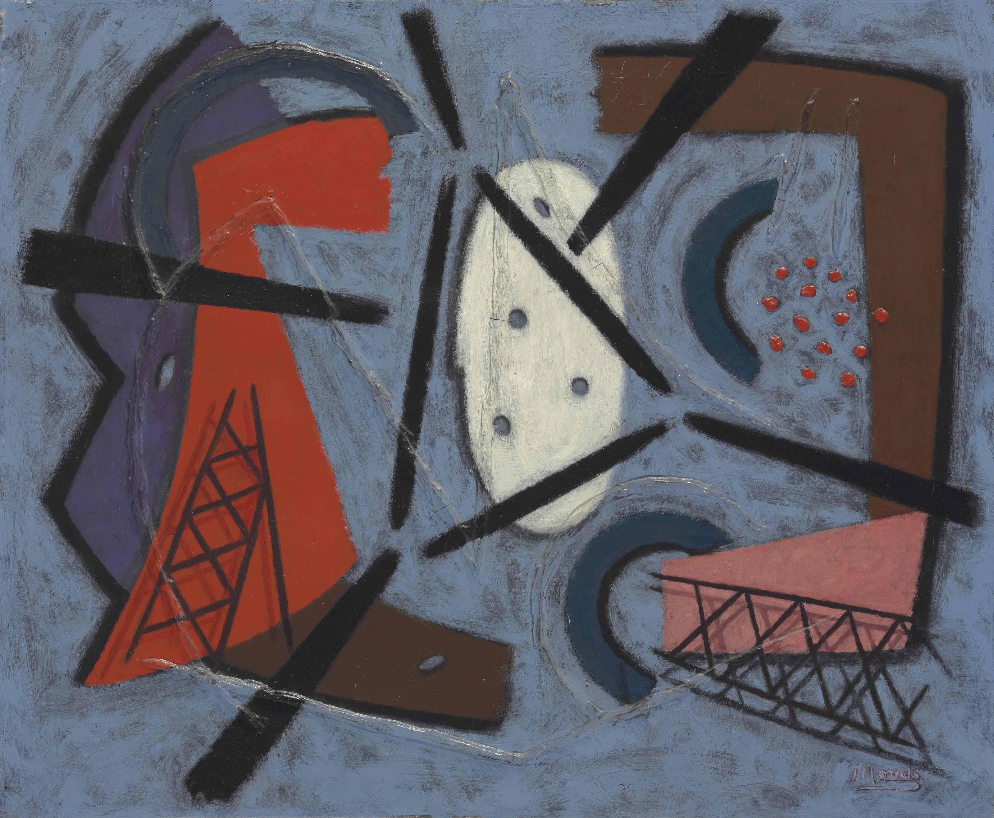 George L.K. Morris - Dismembered Disks