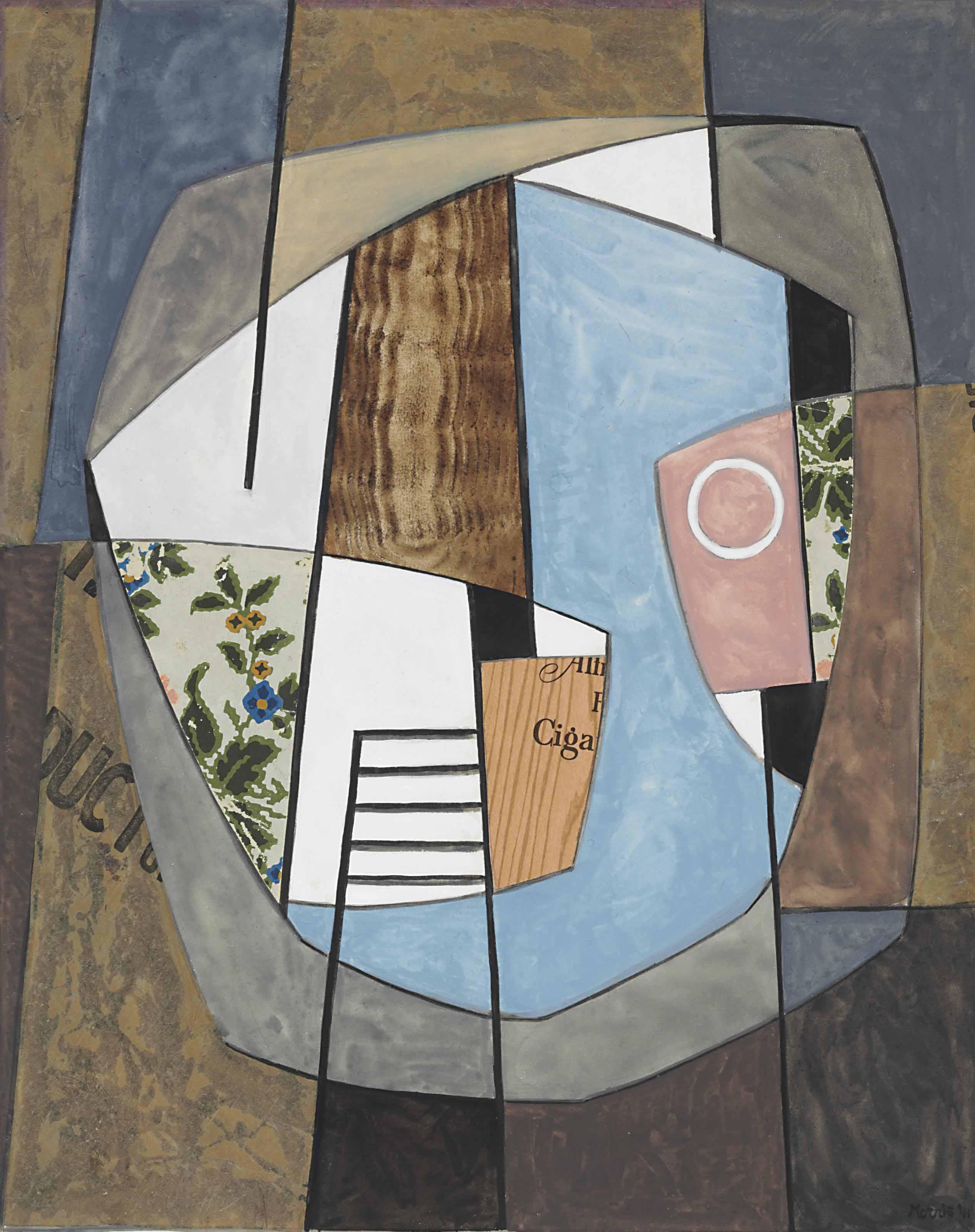 George L. K. Morris - Study In Mauve And Green