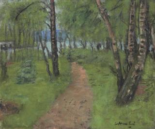 George Leslie Hunter - Birchwood, Loch Lomond