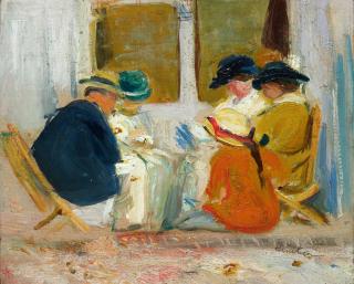 George Leslie Hunter - Etaples, 1914