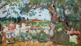 George Leslie Hunter - Landscape in Fife