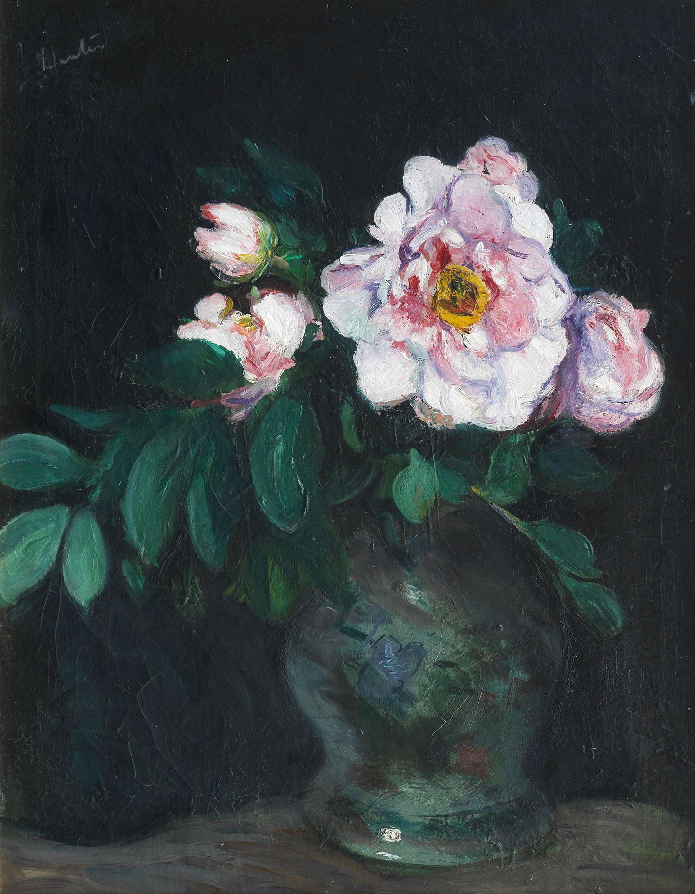 George Leslie Hunter - Peonies in a Japanese jar