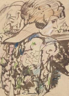 George Leslie Hunter - Portrait of a lady