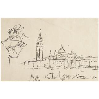 George Leslie Hunter - San Giorgio Maggiore From St Mark\'S Square