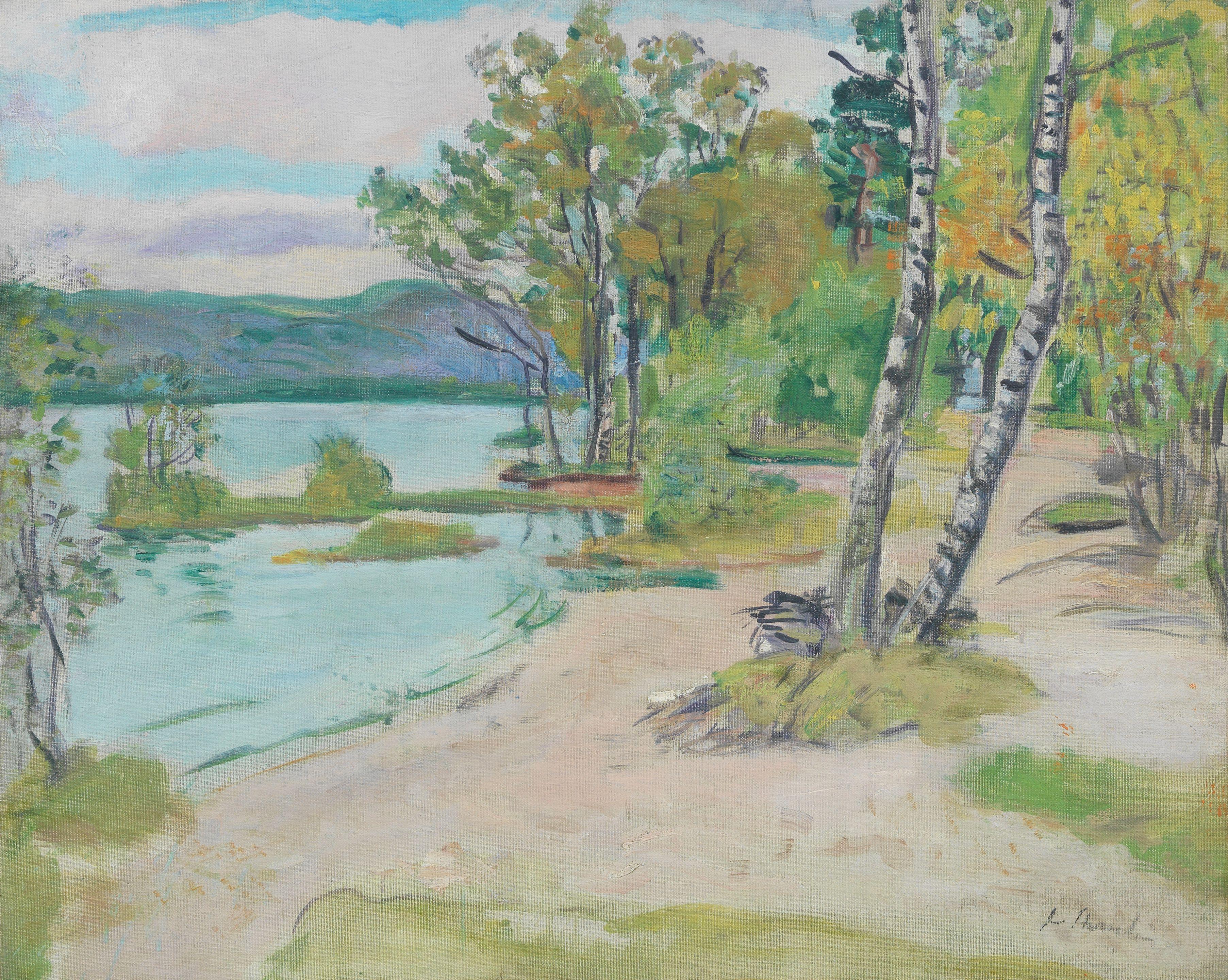 George Leslie Hunter - Silver Birches by Loch Lomond