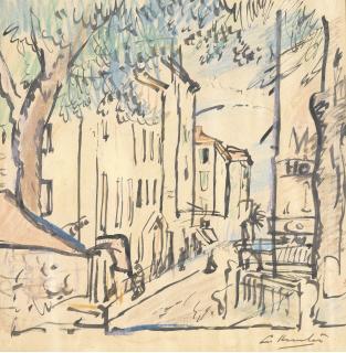 George Leslie Hunter - Street In Provence
