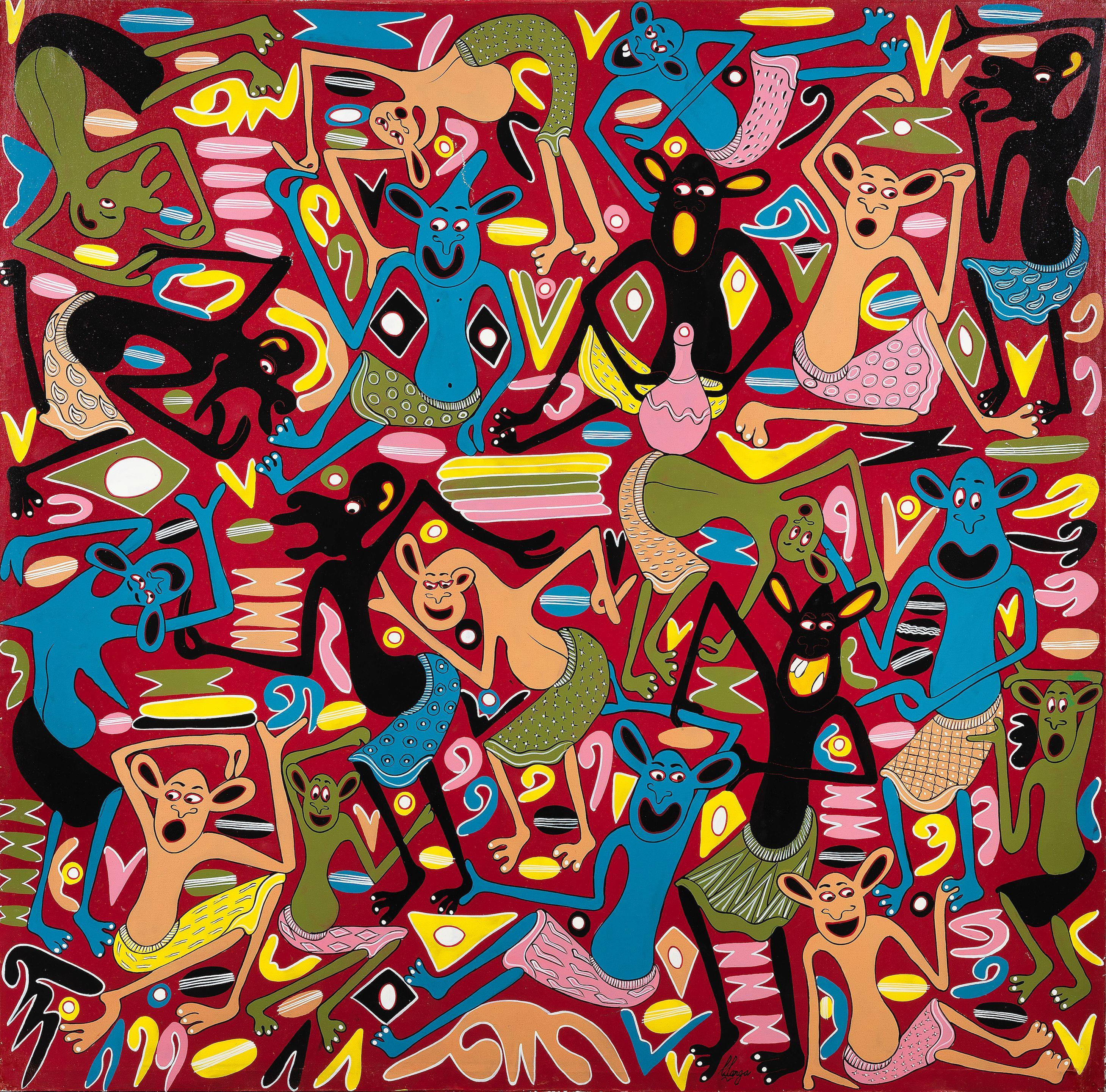 George Lilanga di Nyama - Mazungumzo Ya Vijana Katika Maisha Ya Kila Siku unframed.