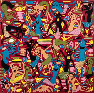 George Lilanga di Nyama - Mazungumzo Ya Vijana Katika Maisha Ya Kila Siku unframed.