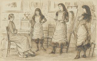 George Louis Busson Palmella Du Maurier, R.W.S. - Removal Of Ancient Landmarks