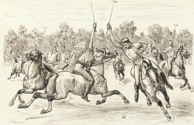 George Louis Busson Palmella Du Maurier - Twenty five drawings including \'The Lists of Hurlingham\' (illustrated); \'A Dangerous Rival\'; \'The importance of externals\'; and \'Nuisances of Country Life\'