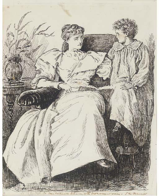 George Louis Palmella Busson Du Maurier - \'The abstract or the concrete\'