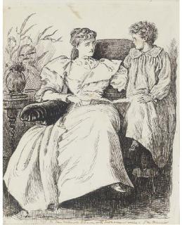 George Louis Palmella Busson Du Maurier - \'The abstract or the concrete\'