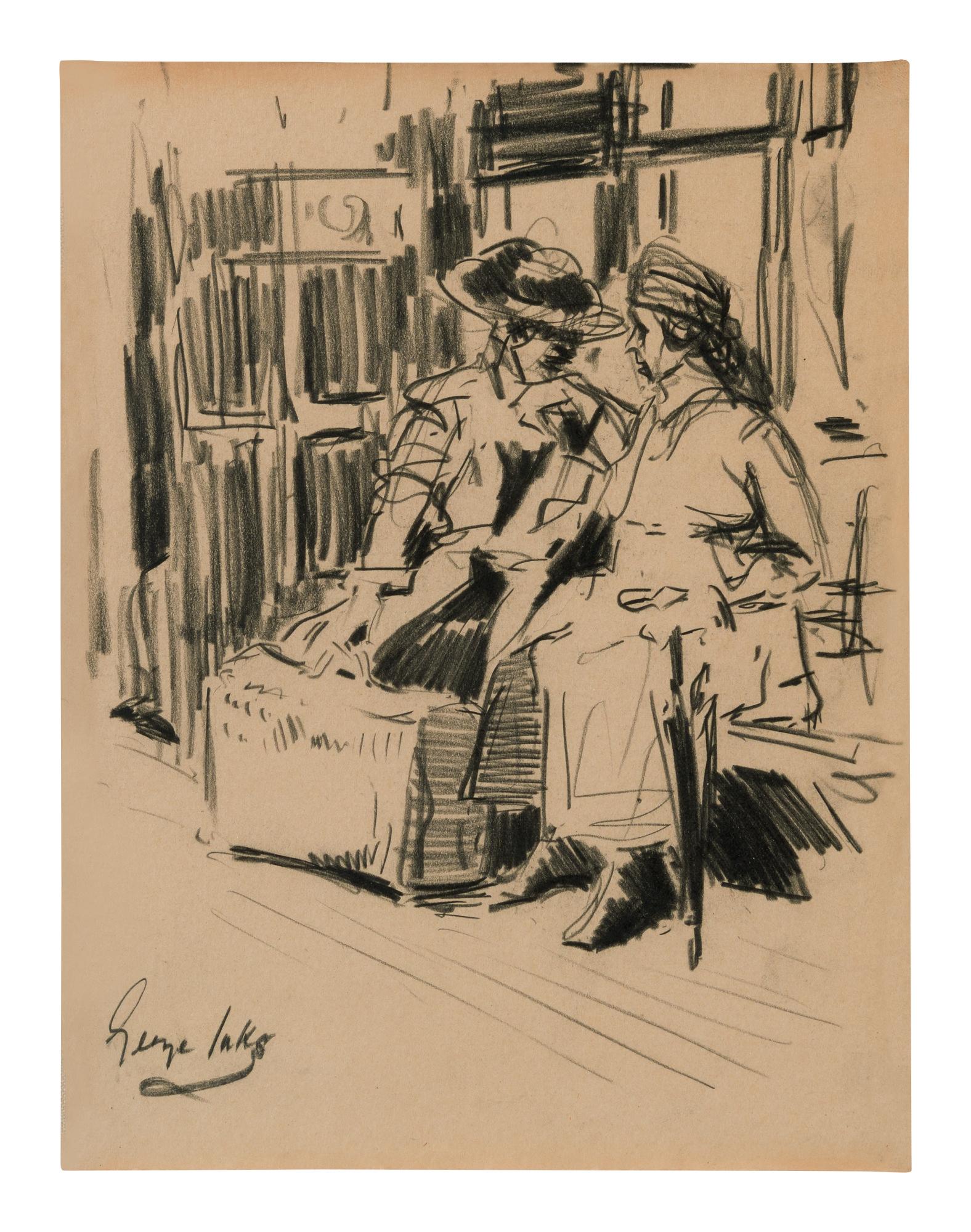 George Luks - Waiting For The Train