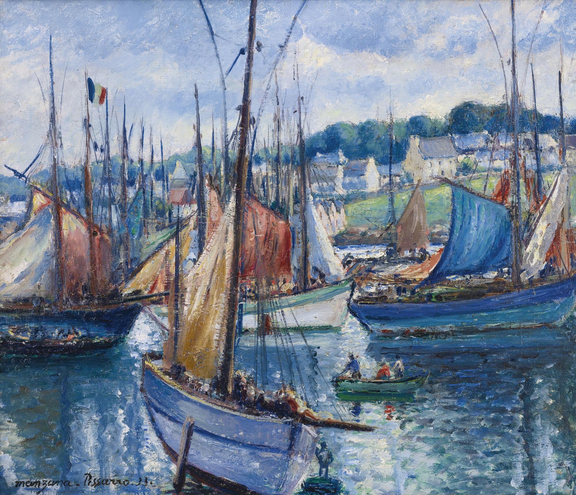 George Manzana-Pissarro - Concarneau, Temps Gris