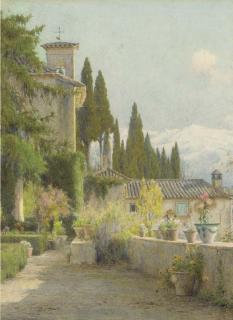 George Marks - In the garden, Granada