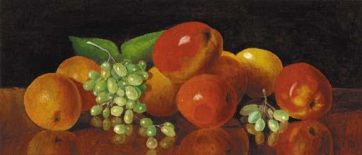 George Melvin Rennie - Apples and grapes