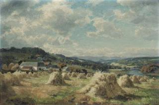 George Melvin Rennie - Autumn, near Banchory Devenick, Low Deeside