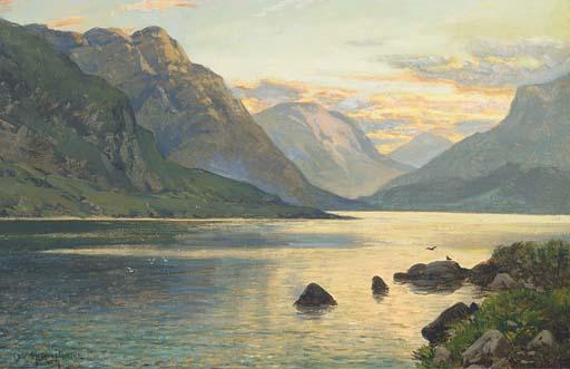 George Melvin Rennie - Evening, Loch Callater