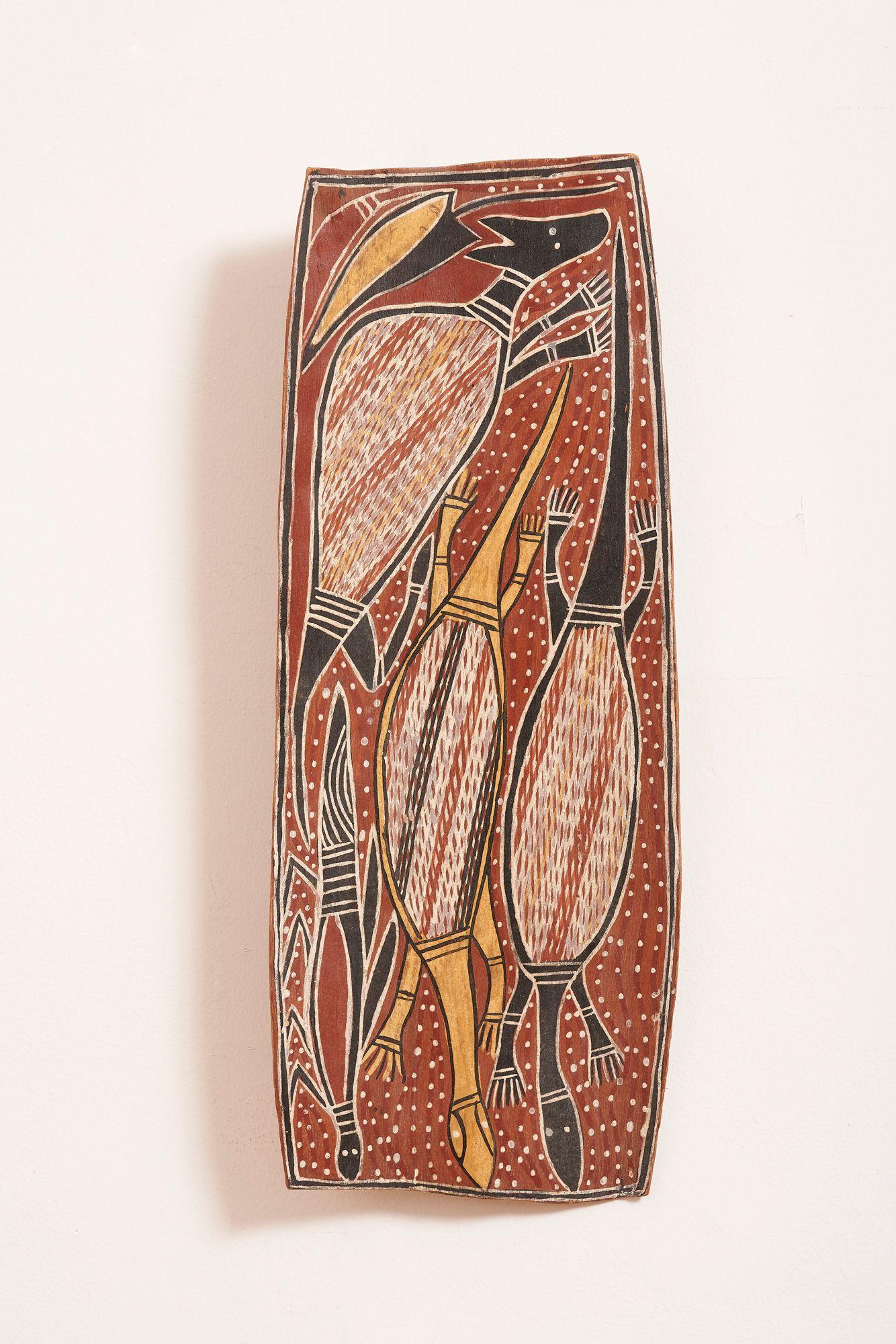 George Milpurrurru - Goanna and Kangaroo totems