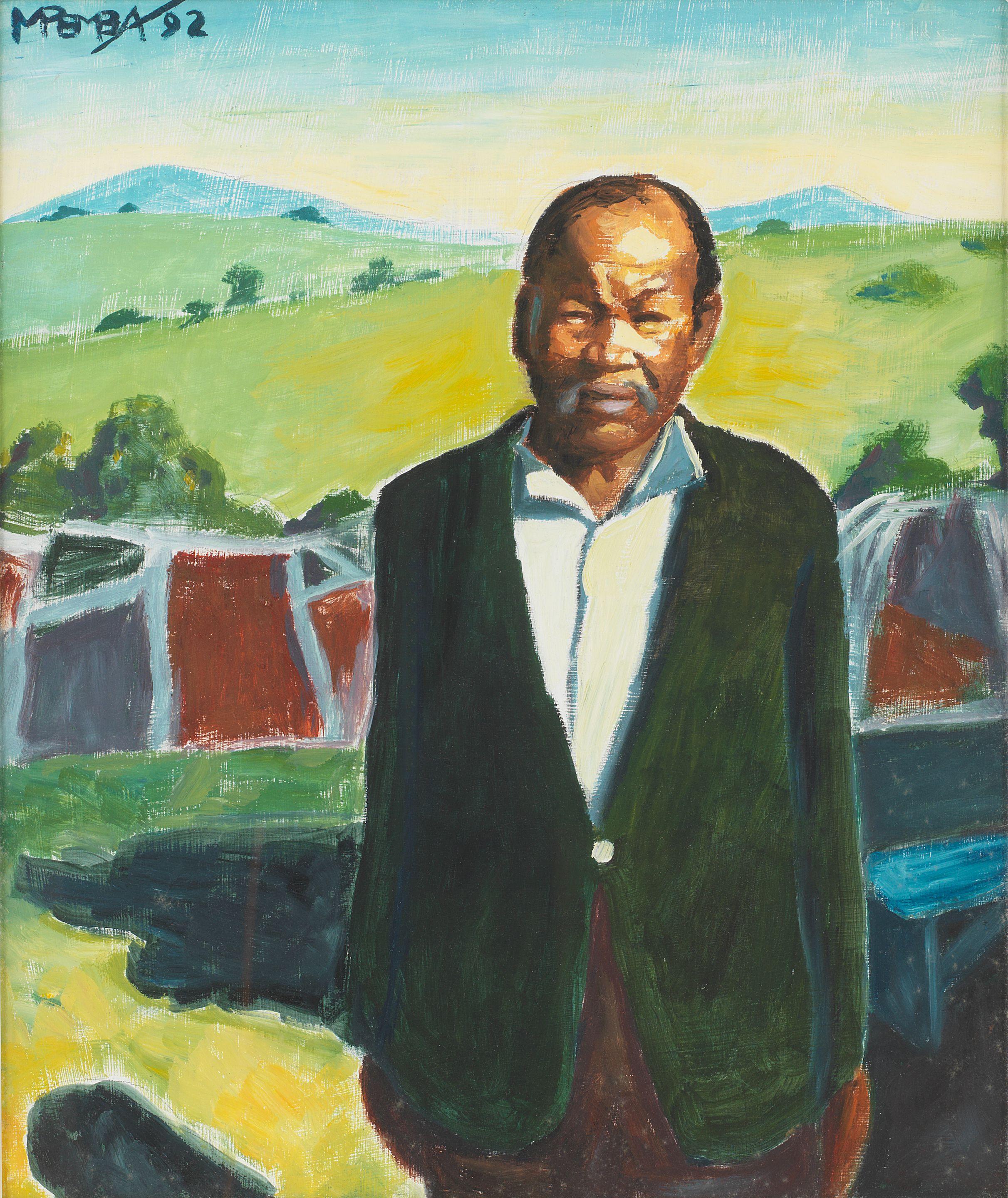 George Milwa Mnyaluza Pemba - Portrait of a Man