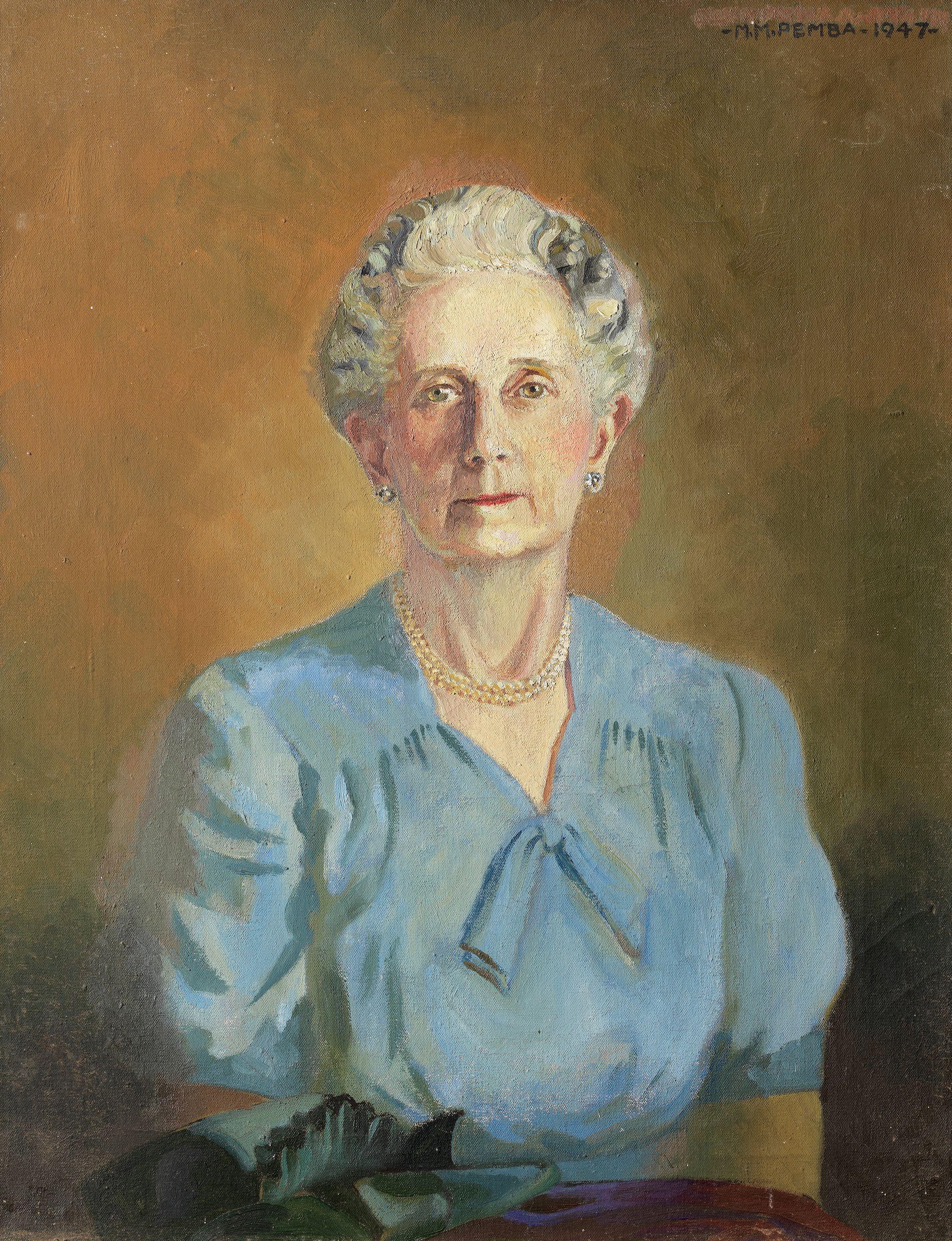 George Milwa Mnyaluza Pemba - Portrait of Mrs May Murray Parker