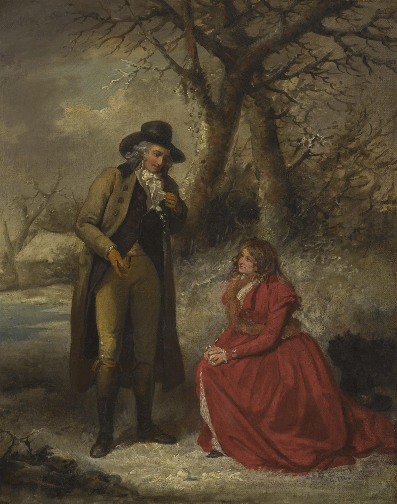 George Morland - A Christmas Gambol