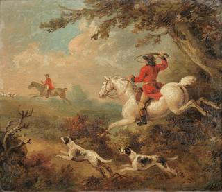 George Morland - Dick Farebrothers, huntsman