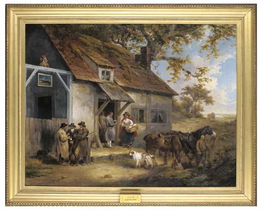 George Morland - The Fox Inn