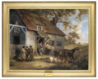 George Morland - The Fox Inn