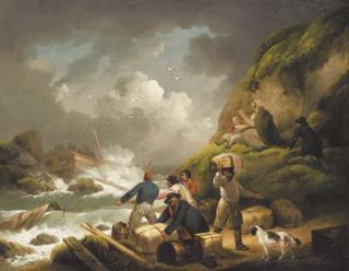 George Morland - The Shipwreck