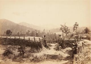 George N. Barnard - The Allatoona Pass, Georgia from Photographic Views of Sherman\'s Campaign