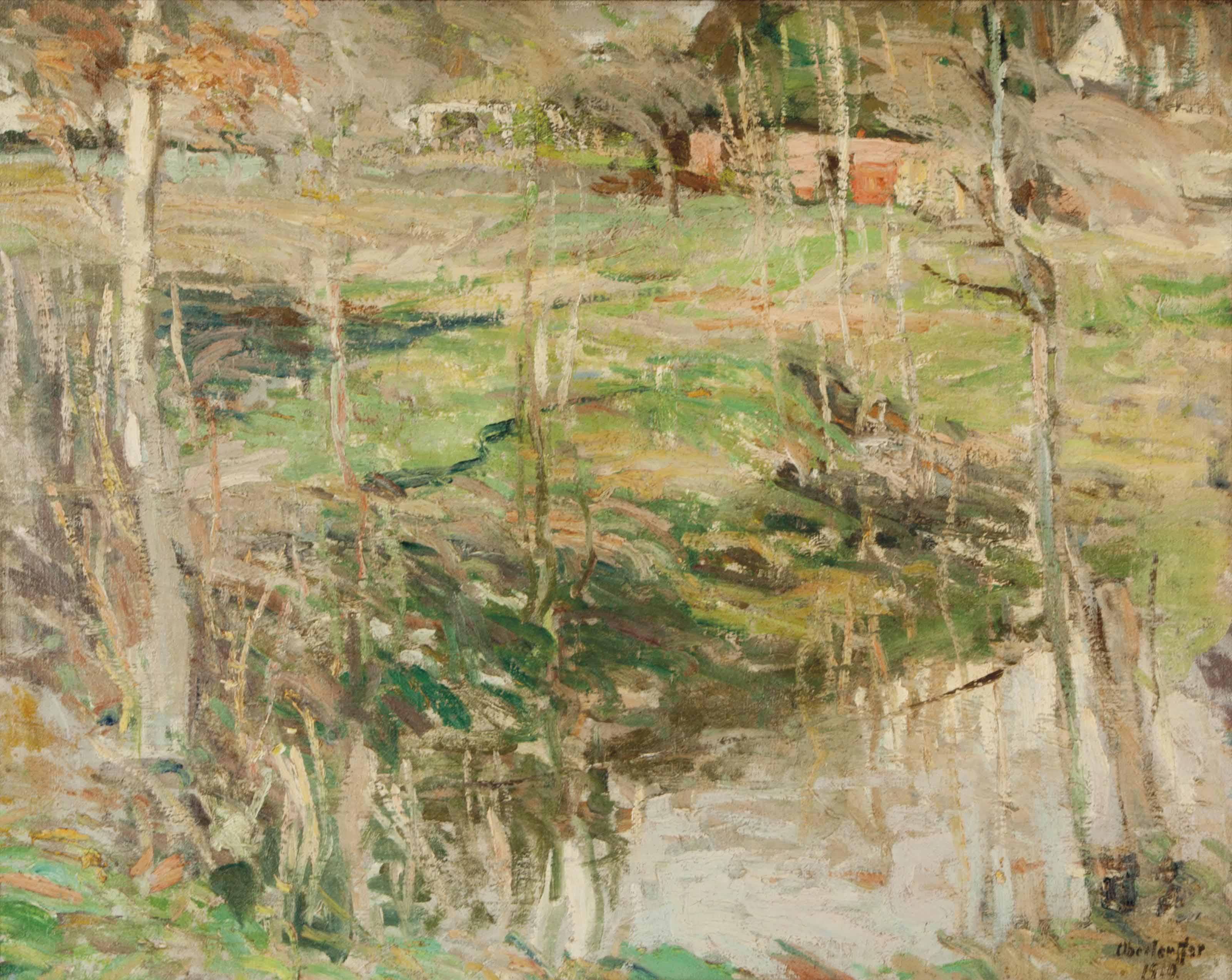 George Oberteuffer - Spring landscape