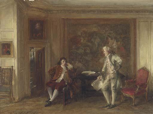 George Ogilvy Reid, R.S.A. - A morning call