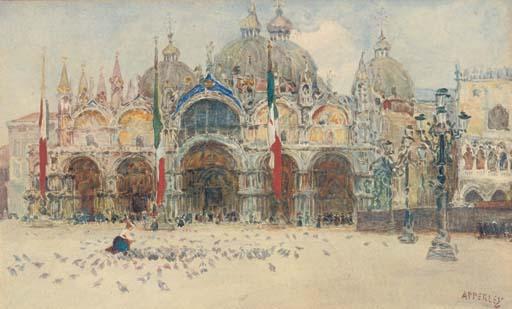 George Owen Wynne Apperley - St Mark\'s Square, Venice